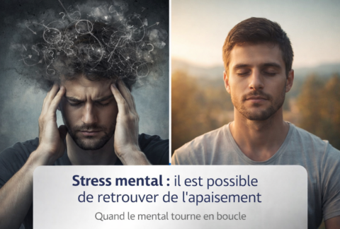 stress mental avec pensées envahissantes et retour à l apaisement