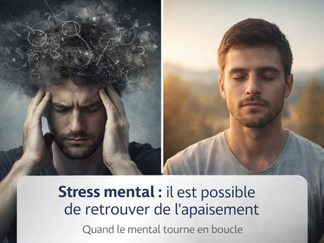 stress mental avec pensées envahissantes et retour à l apaisement