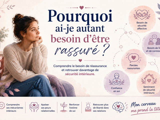 Illustration représentant le besoin d'être rassuré, la sécurité affective, la confiance en soi et les relations affectives.