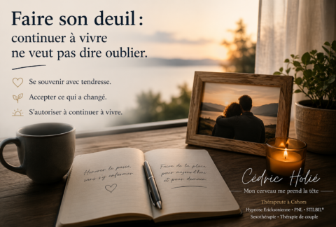 Faire son deuil et continuer à vivre sans oublier la personne disparue