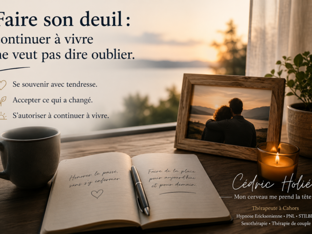 Faire son deuil et continuer à vivre sans oublier la personne disparue